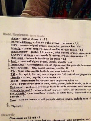 Menu photo 8 Rice and Fish Paris, 75 Menu photo 8 Rice and Fish Paris, 75