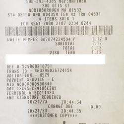 Walmart Supercenter - You discount one and try to make me pay full price for the other one, due to your error.