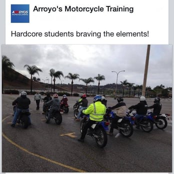 Arroyo's Motorcycle Training at Mt SAC - March 1 - 2, 2014 - Learning in the LA "rainstorm" - Driving Schools Near Me - Walnut, California Arroyo's Motorcycle Training at Mt SAC - March 1 - 2, 2014 - Learning in the LA "rainstorm" - Driving Schools Near Me - Walnut, California