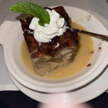 2Johns - Bread Pudding with Southern Comfort Sauce - Steakhouses Near Me - Bossier City, Louisiana