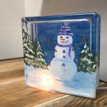 Paint Party - Glass Block which can be illuminated - Paint & Sip Near Me - Salem, New Hampshire Paint Party - Glass Block which can be illuminated - Paint & Sip Near Me - Salem, New Hampshire