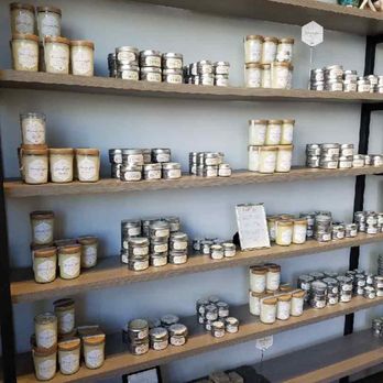 Bee Inspired Goods - Wall of exfoliates and scrubs for skin. - Beauty & Spas Near Me - Owings Mills, Maryland Bee Inspired Goods - Wall of exfoliates and scrubs for skin. - Beauty & Spas Near Me - Owings Mills, Maryland