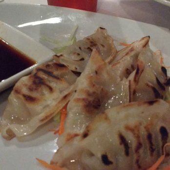 Sake Bomb - Pork dumplings, pan-seared - Asian Fusion Near Me - Durham, North Carolina