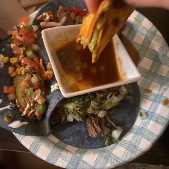 Taco Rock - I layer out all my tacos and dipped in the consume - Tacos Near Me - Arlington, Virginia Taco Rock - I layer out all my tacos and dipped in the consume - Tacos Near Me - Arlington, Virginia
