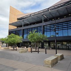Pueblo City-County Library District - Main entrance.