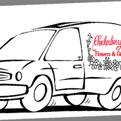 Checkerberry's Flowers & Gifts - Can't help but smile when the Checkerberry's van pulls in your driveway.