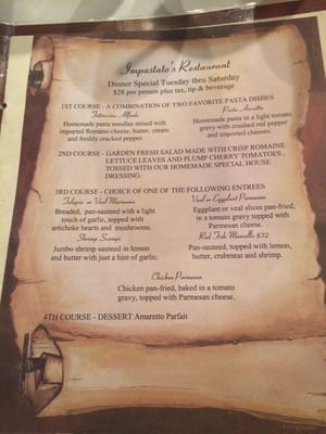 Menu photo 5 Impastato's Restaurant Metairie, LA Menu photo 5 Impastato's Restaurant Metairie, LA