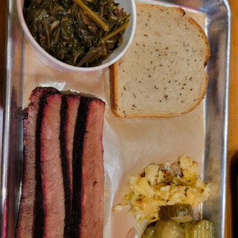 Mabel's BBQ - Brisket (lean) and hot greens - Barbeque Near Me - Cleveland, Ohio Mabel's BBQ - Brisket (lean) and hot greens - Barbeque Near Me - Cleveland, Ohio