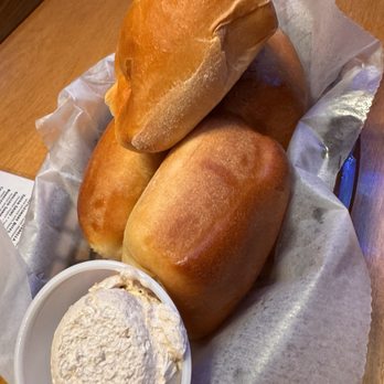 Texas Roadhouse - HOT HOT fluffy BUNs with cinnamon butter - Steakhouses Near Me - Augusta, Georgia