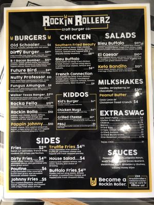 Menu photo 4 Rockin Rollerz Craft Burger Abilene, TX Menu photo 4 Rockin Rollerz Craft Burger Abilene, TX