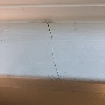 Advanced Window Products - Broken window sill from careless installers - Windows Installation Near Me - Salt Lake City, Utah Advanced Window Products - Broken window sill from careless installers - Windows Installation Near Me - Salt Lake City, Utah
