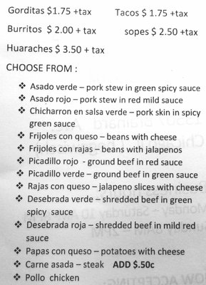 Menu photo 4 Gorditas Adrian's Chicago, IL Menu photo 4 Gorditas Adrian's Chicago, IL