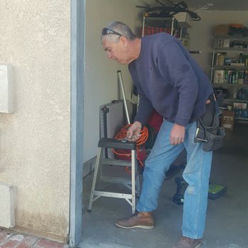 Duke's Garage Doors - Mark working hard. Thank again for the great service! - Garage Door Services Near Me - Bloomington, California Duke's Garage Doors - Mark working hard. Thank again for the great service! - Garage Door Services Near Me - Bloomington, California