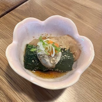 Sushi Hil - Poached oyster gomae - Japanese Near Me - Vancouver, British Columbia Sushi Hil - Poached oyster gomae - Japanese Near Me - Vancouver, British Columbia