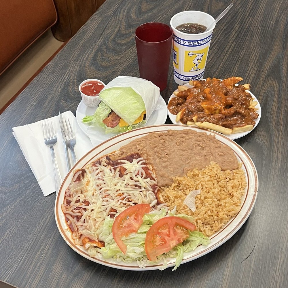 Husky Boy Restaurant - Chili cheese fries, cheese enchiladas, and burger (keto style) - Burgers Near Me - Santa Ana, California Husky Boy Restaurant - Chili cheese fries, cheese enchiladas, and burger (keto style) - Burgers Near Me - Santa Ana, California