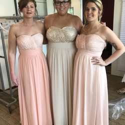 Influence Apparel - All three of us got our dresses altered at Influence!