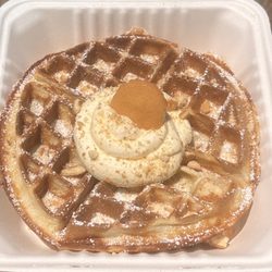 Banana pudding waffle