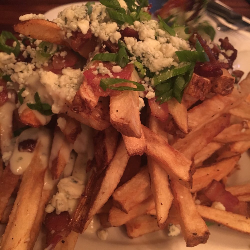 Blue cheese fries Blue cheese fries
