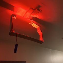 Exit sign has been like this 2 months! Exit sign has been like this 2 months!