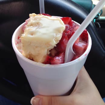 The Crawfish Boss - Strawberry cheesecake snowball is definitely the ticket! - Cajun/Creole Near Me - Youngsville, Louisiana The Crawfish Boss - Strawberry cheesecake snowball is definitely the ticket! - Cajun/Creole Near Me - Youngsville, Louisiana