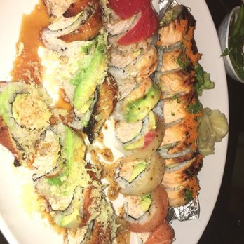 Love Sushi lyons - Baked salmon roll & american roll - Sushi Bars Near Me - Newhall, California