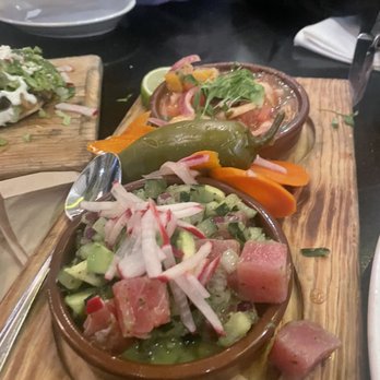 Cha Cha's Latin Kitchen - Ceviche Sampler - Mexican Near Me - Irvine, California