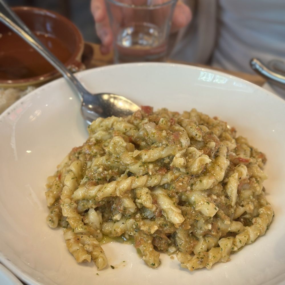 Busiate al pesto Trapanese Busiate al pesto Trapanese