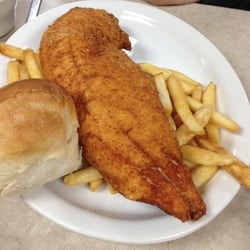 Lanny's Restaurant - Whitefish dinner.