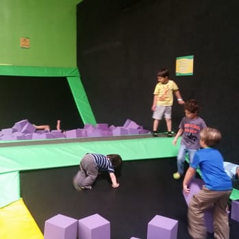 Get Air Poway - How is THIS safe?   All the 6 year olds were made to jump in the Small Air area with the toddler. - Trampoline Parks Near Me - Poway, California