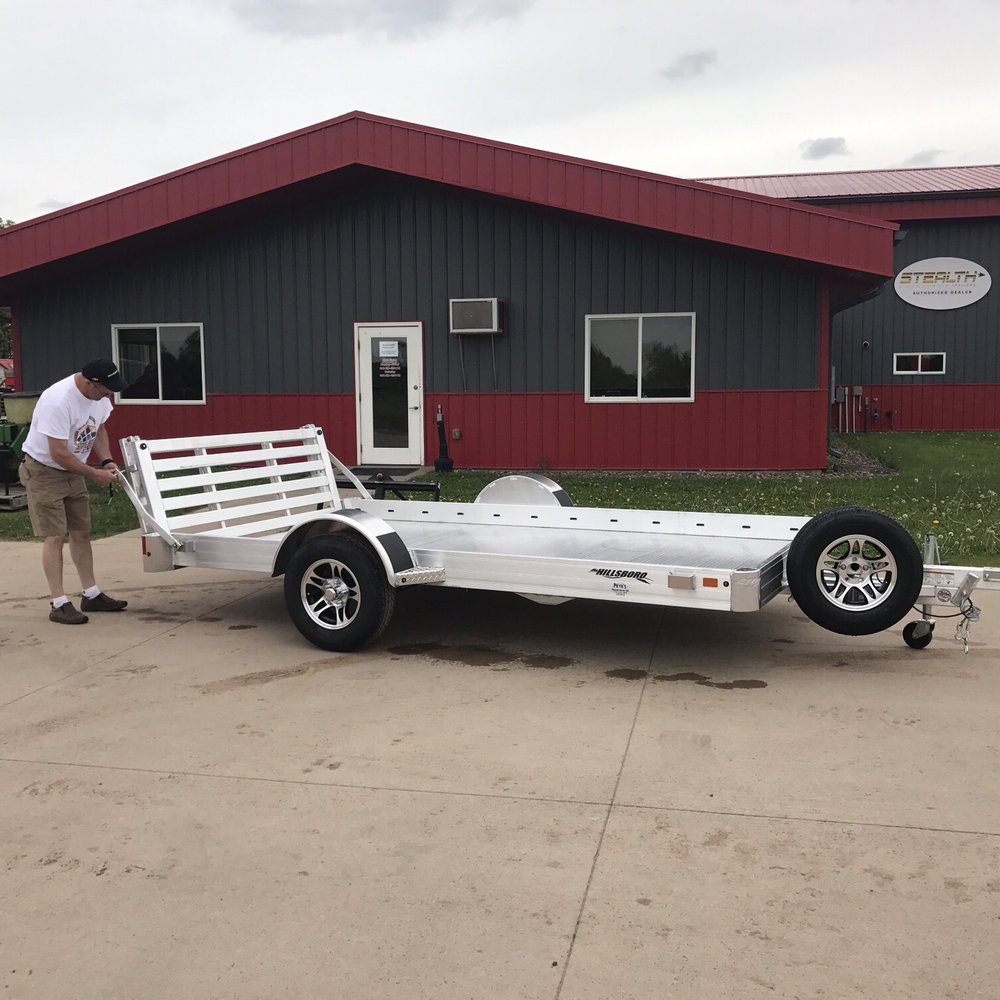 Pete's Trailer Sales - Randy and his new trailer! Mark and Casie gave us great service! - Trailer Dealers Near Me - Rice Lake, Wisconsin Pete's Trailer Sales - Randy and his new trailer! Mark and Casie gave us great service! - Trailer Dealers Near Me - Rice Lake, Wisconsin