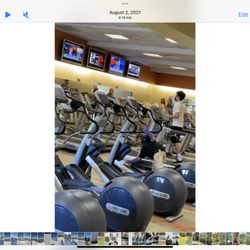 Prime Time Athletic Club - First wipe the foot peddles with junk from your shoes