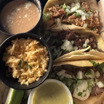 Twisted Trompo - 3 Taco Plate (carnitas, barbacoa, steak) - Mexican Near Me - Dallas, Texas Twisted Trompo - 3 Taco Plate (carnitas, barbacoa, steak) - Mexican Near Me - Dallas, Texas