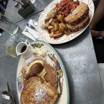Zazie - Trio Sampler with 1 Buttermilk 1 Gingerbread 1 French Toast Mexico Scrambler with Wheat Toast Both so delicious - Breakfast & Brunch Near Me - San Francisco, California Zazie - Trio Sampler with 1 Buttermilk 1 Gingerbread 1 French Toast Mexico Scrambler with Wheat Toast Both so delicious - Breakfast & Brunch Near Me - San Francisco, California