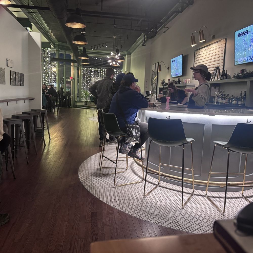 42N at The Flats - Bar area and looking towards door from high top tables - Brewpubs Near Me - Buffalo, New York