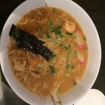 Hoshi Sushi - Shrimp ramen. Very yummy, and an insane amount of food - the bowl is HUGE. - Sushi Bars Near Me - Fullerton, California