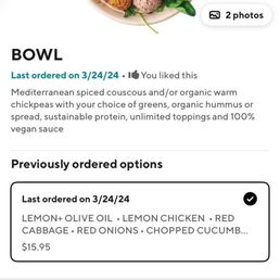 Build Your Own Bowl Build Your Own Bowl