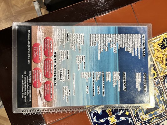 Menu photo 1 Los 2 Primos Mexican Restaurant Lakemoor, IL