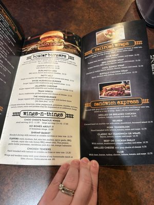 Menu photo 1 Choo Choo Bar & Grill Omaha, NE