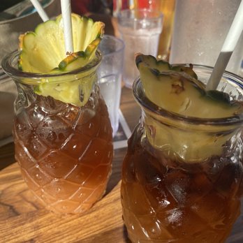 Down the Hatch Maui - Mai Tai drinks. - Seafood Near Me - Lahaina, Hawaii