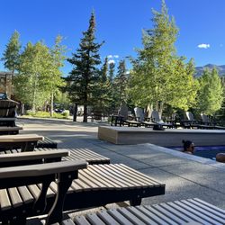 Grand Timber Lodge - Outdoor pool in early September kept at 90°. Ahhh!