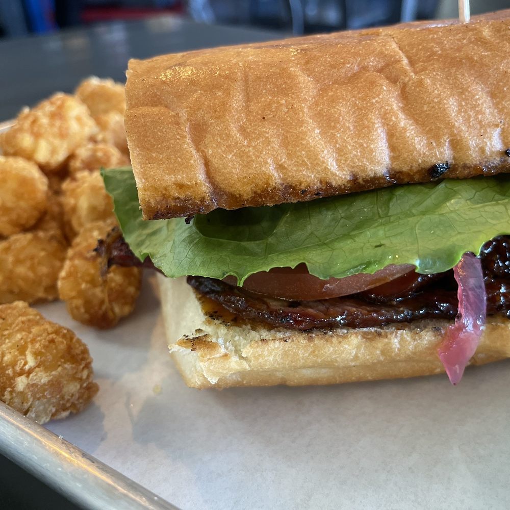 Big Red’s BBQ - Tri-tip sandwich and tots. - Desserts Near Me - Oroville, California Big Red’s BBQ - Tri-tip sandwich and tots. - Desserts Near Me - Oroville, California