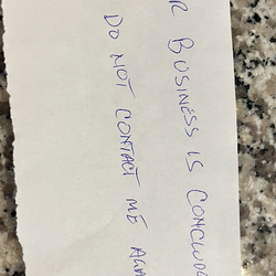Chomitzky Lawn Care - This was in my mailbox.