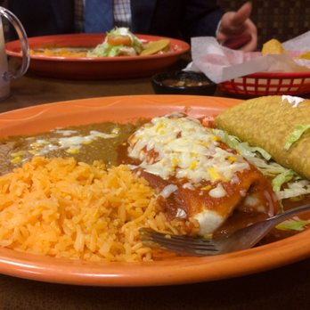 Tres Hermanos - Dinner special very good! Except I forgot to ask not to put the red spice on my burrito but it was good! - Mexican Near Me - Mount Joy, Pennsylvania