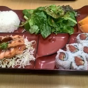Sushiholic - Salmon, Spicy Tuna Bento. So delicious - Sushi Bars Near Me - La Mirada, California Sushiholic - Salmon, Spicy Tuna Bento. So delicious - Sushi Bars Near Me - La Mirada, California
