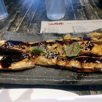 Pubbelly Sushi - grilled aubergine - Sushi Bars Near Me - Kendall, Florida Pubbelly Sushi - grilled aubergine - Sushi Bars Near Me - Kendall, Florida