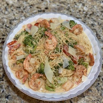 Food 4 Thought - Cajun Shrimp Alfredo Pasta - Caterers Near Me - Bloomfield, New Jersey