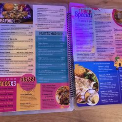 Riviera Maya - Menu