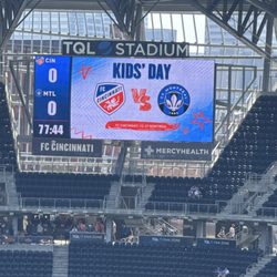 TQL Stadium - It's Kids Day!!
