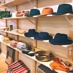 Hats, bandanas, and eco friendly products.