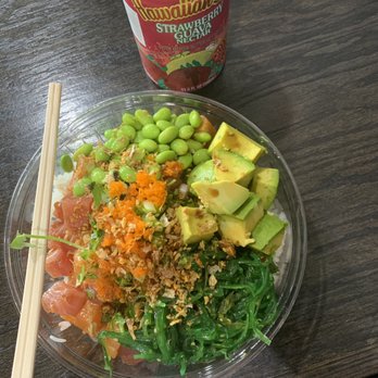 Poketastic - Tuna and spicy salmon bowl with white rice - Poke Near Me - Chesapeake, Virginia Poketastic - Tuna and spicy salmon bowl with white rice - Poke Near Me - Chesapeake, Virginia